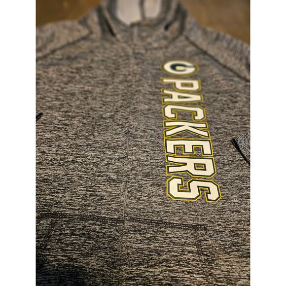 Women's Green Bay Packers NFL Football Full Zip Hoodie XXL NFL Team Gray - Picture 5 of 7
